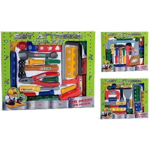 Set attrezzi lavoro 26 pz W’TOY 36036