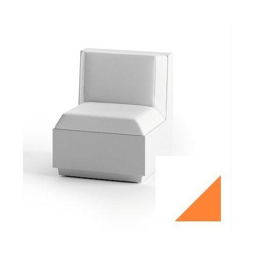 Bergamin Module Poltrona Bianco e Arancio