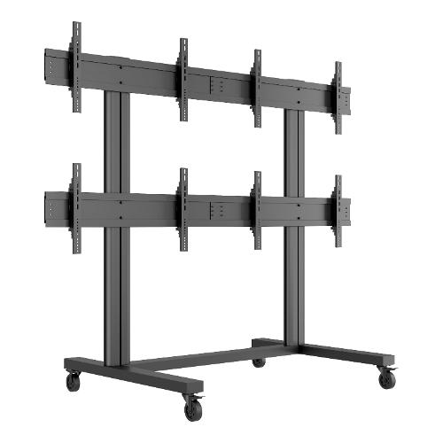 Carrello monitor 55" ECONOMY Videowall Black MB9710
