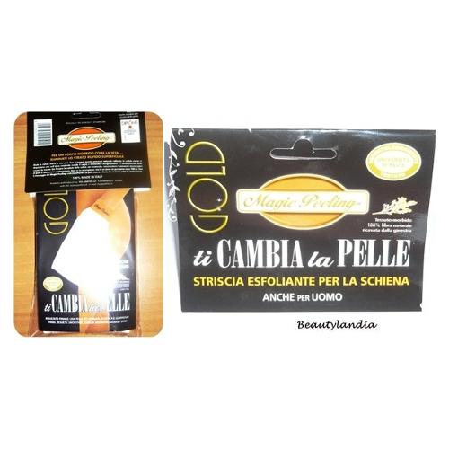Crema depilatoria Striscia Esfoliante Schiena Gold