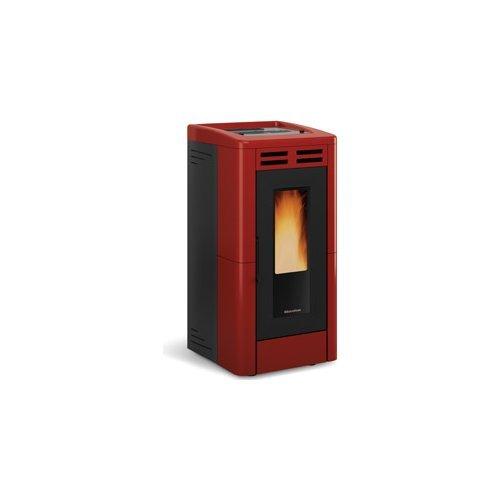 Stufa pellet 12kW ANASTASIA Plus Bordeaux 4 stelle Classe A+ 8008269808506