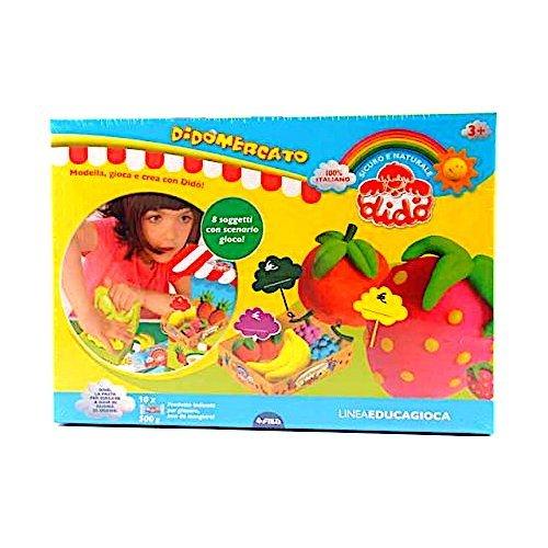 Pasta modellabile Mercato 10 salsicciotti 50gr e accessori DIDÒ 340300