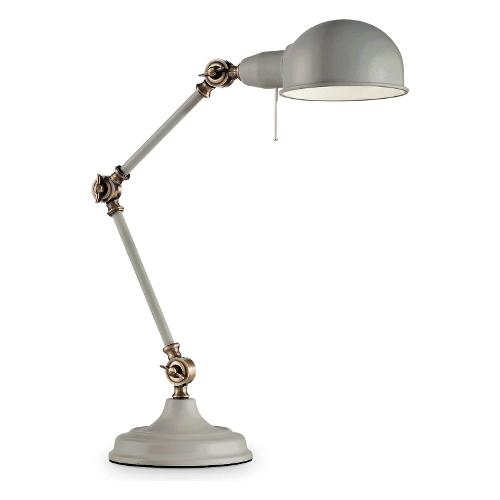 Lampada tavolo TRUMAN tl1 Grigio (17,5x40cm) 145204 1 luce - E27 - Max 60W