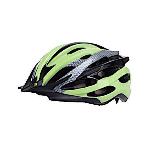 Casco adulti taglia L/XL 58-62 B race In Mold Lime, Nero e Grigio IVC589