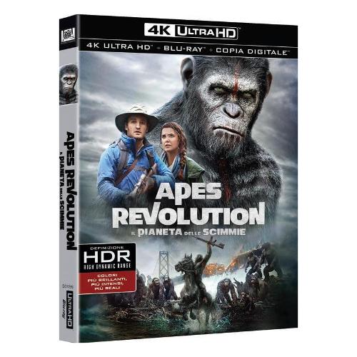 Blu Ray 4K Apes Revolution il Pianeta Delle Scimmie (Blu Ray 4K Ultra Hd+Blu Ray) - Matt Reeves 1000651300