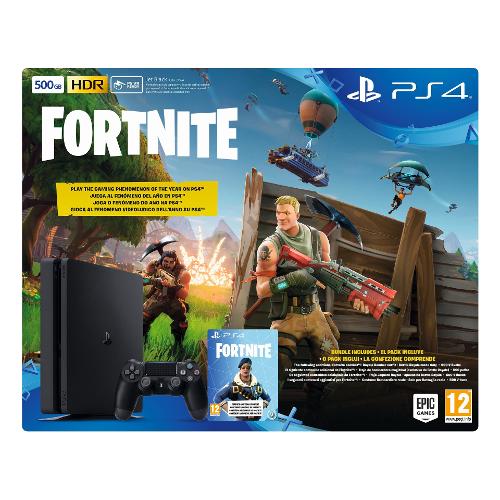 Console videogioco PS4 500GB + FORTNITE VCH 9723417