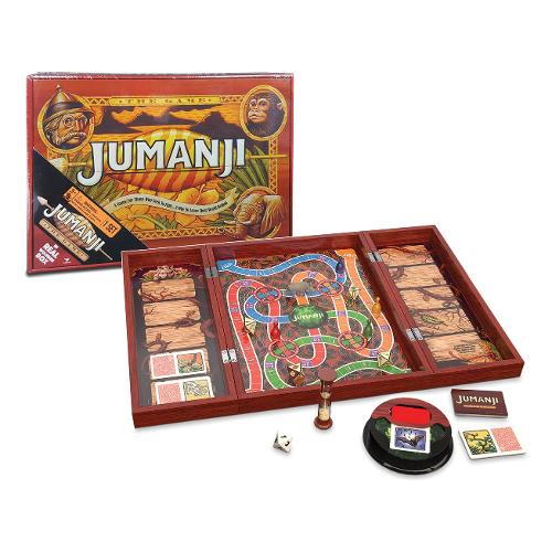 GIOCO JUMANJI IN LEGNO - GIOCHI DA TAVOLO - GIOCARE IN CASA