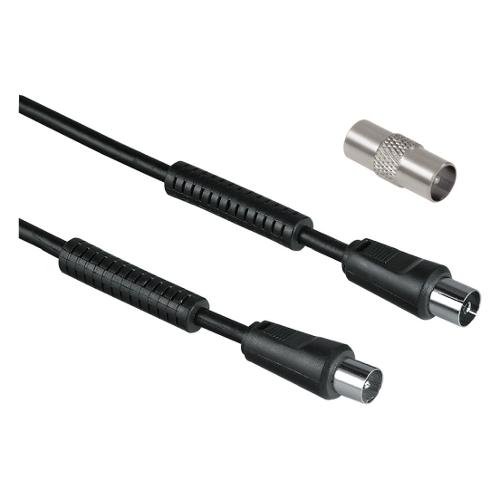 Cavo antenna 3 STARS Cable con adattatore M/M 85 dB Black 3m 7411998