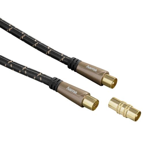 Cavo antenna 5 STARS Cable con adattatore M/M 120 dB Black e Bronze 1,5m 7122425