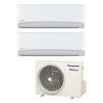 Condizionatore fisso Dual Panasonic CU-2RE18SBE+2xCS-TE35TKEW