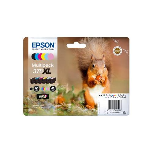 Set cartucce stampante Serie Scoiattolo CLARIA Multipack 378 Xl C13T37984020