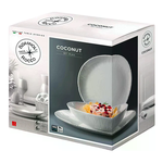 Set 18 Piatti Tavola Coconut
