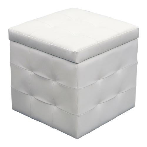 LUXURY Pouf Bianco