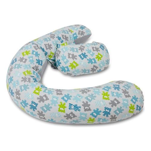 Cuscino gravidanza con supporto lombare POLLY Orsi azzurri 5801 Oraz