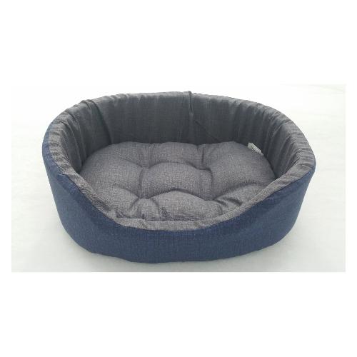 Cuccia interno gatti, cani taglia medio/piccola (55x45x18cm) ROGER Blu e Grigio 410213