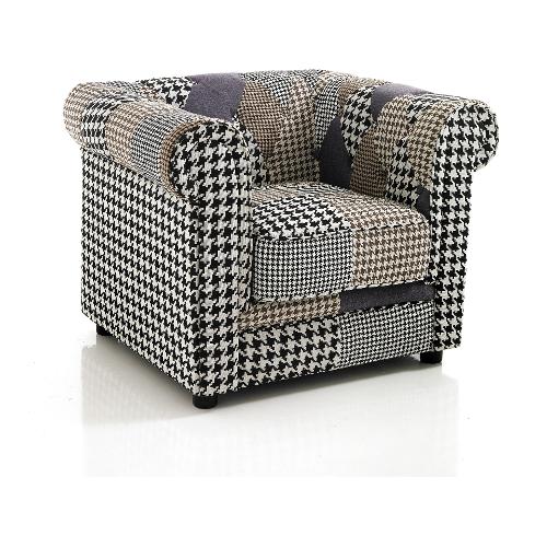 PIED DE POULE B Poltrona relax Multicolor