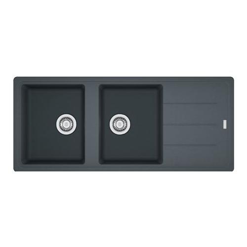 Lavello 2 vasche BFG 621 BOSTON Grafite Opaco 114 0276 588