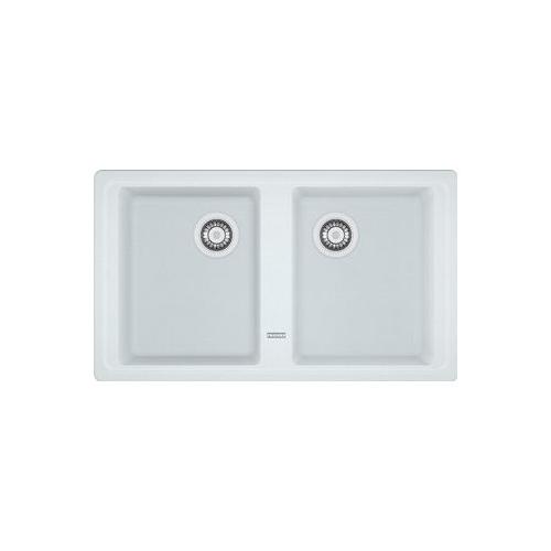 Lavello 2 vasche (86x50cm) Bfg 620 BOSTON Bianco Opaco 114 0276 152