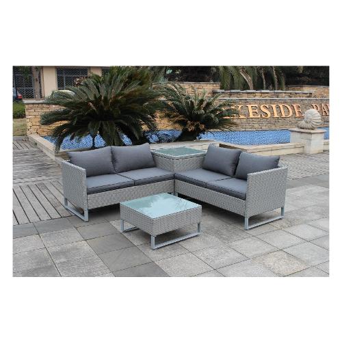 Set da esterno posti Grigio