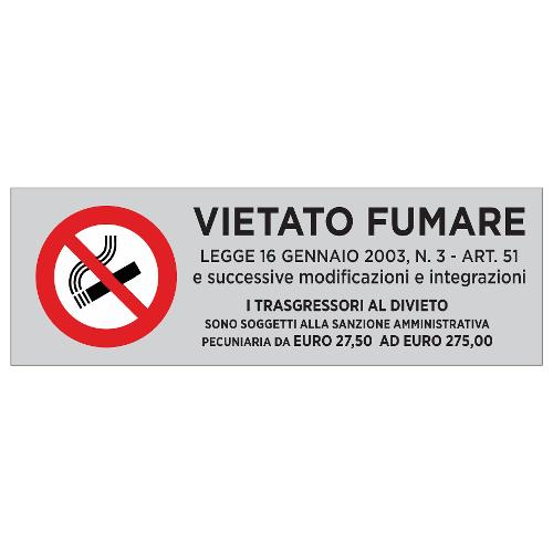 Targhetta segnaletica orizzontale (15x5 cm) 0085861 00