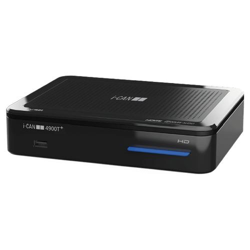 Decoder I CAN 4900T+ i-CAN 4900T+ HD - Mediaset Premium Ready 10bit HEVC Black I CAN4900T