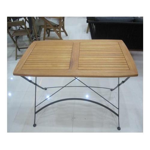 Tavolo da esterno Dt-Ta113 Fisso Legno naturale (120x70x74cm)