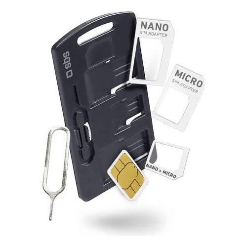 Adattatori sim 3in1 Black TEKITSIMADAPTK