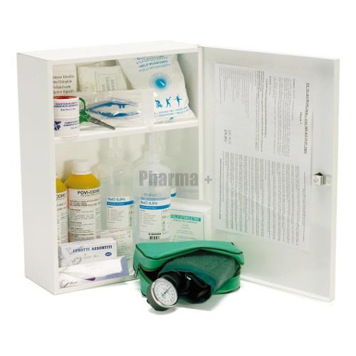 Armadietto metallico pronto soccorso cat. AB Cat. Ab (30x12x40cm) METALMED Bianco 5600