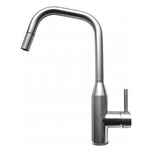 Miscelatore lavello doccetta estraibile DORA PLUS Acciaio satinato MIKDRPIN