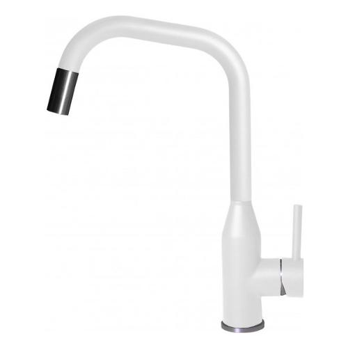 Miscelatore lavello doccetta estraibile DORA PLUS Bianco MKKDRP96