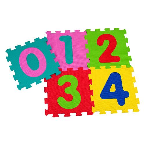Tappeto gioco Puzzle Numeri 5 pz (32x32x1cm) VITAMINA G Assortito 05065