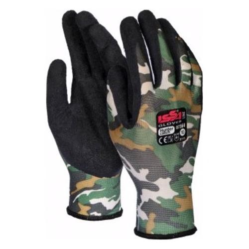Worky Guanti Da Lavoro In Nylon E Nitrile - Modello L+D NITRIL GRID 1167-11 - Taglia XXL - EN 388 - 2