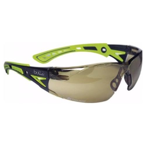 Occhiali sicurezza platinum antigraffio Rush BOLLÈ SAFETY verde taglia unica RUSHPTWI