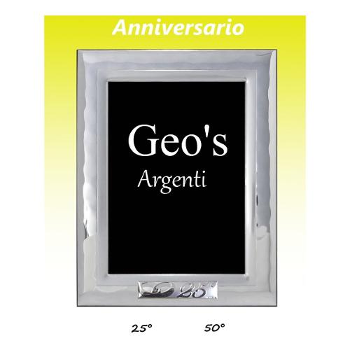 Portafoto (per 1f 20x25 cm ) ANNIVERSARIO 25 Silver 1010 4
