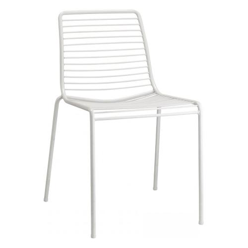 Sedia da esterno acciaio SUMMER Bianco 2522 VB