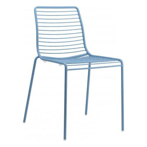 Sedia da esterno acciaio SUMMER Azzurro 2522 VZ