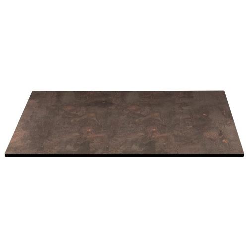 Piano tavolo hpl Effetto corten (79x79x1cm) 5292 573
