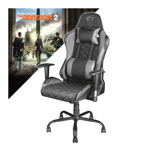 Sedia gaming GXT 707G Resto Gaming Chair - grey + The Division 2 23354