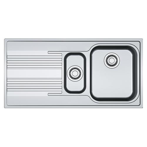 Lavello 1 vasca e mezza (100x50cm) Srx 651 SMART Inox Spazzolato 101 0356 888