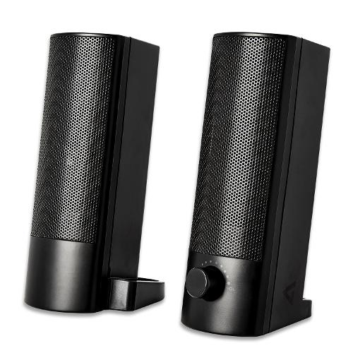 Set altoparlanti pc Speaker Usb Black 5W SB2526 USB 6E