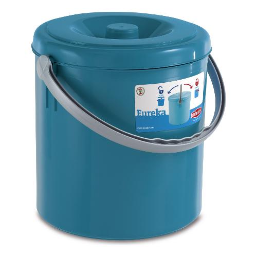 Pattumiera (15L) EUREKA Blu ottanio 20161
