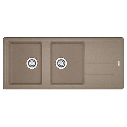 Lavello 2 vasche (116x50cm) Bfg 621 BOSTON Oyster Opaco 114 0490 339