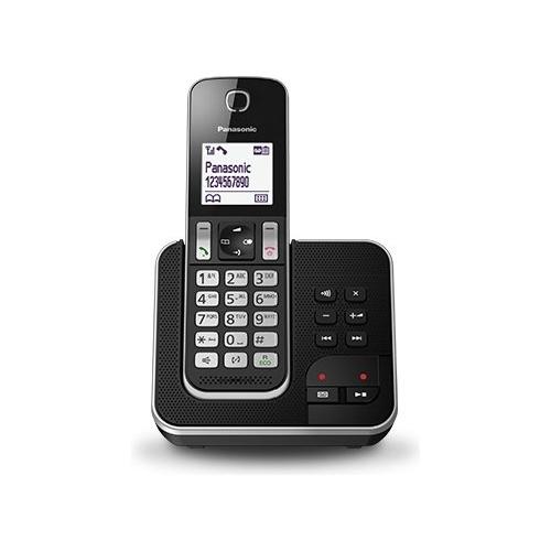 Cordless Singolo KX-TGD320 Nero e Argento KX TGD320JTB