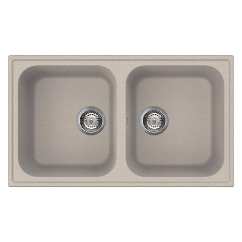 Lavello 2 vasche (86x50cm) RIGAE Avena Opaco LZ862AV2