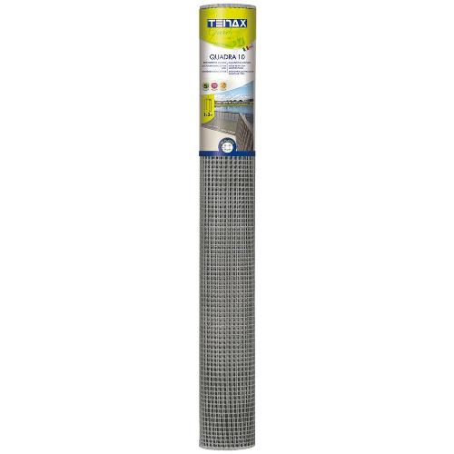 Rete maglie quadre hdpe polietilene ad alta densità 1 x 5 mt QUADRA argento 72020112