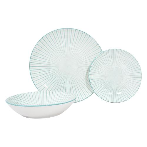 Servizio piatti Porcellana 18 pz PRESTIGE Tiffany Art 20