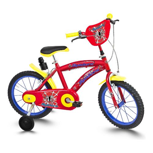 Bicicletta Mountain Bike 16" SPIDER Rosso e Giallo 856