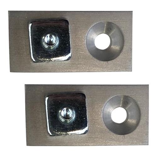 Set supporti bastoni tenda Soffitto ALLU PROFIL Alluminio satinato 491 B84160