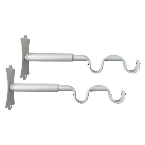 Set supporti bastoni tenda PONTE VECCHIO Bianco opaco B84170