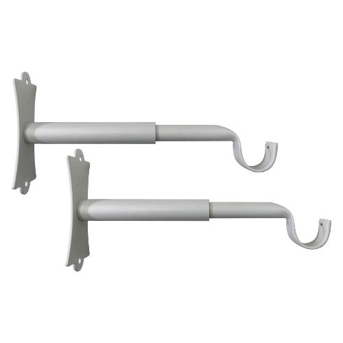 Set supporti bastoni tenda PONTE VECCHIO Bianco opaco B84169